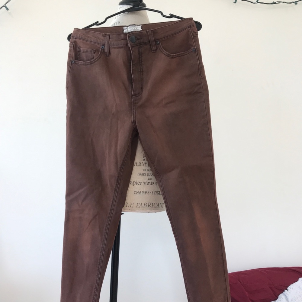 Rusty Red High rise Jeans